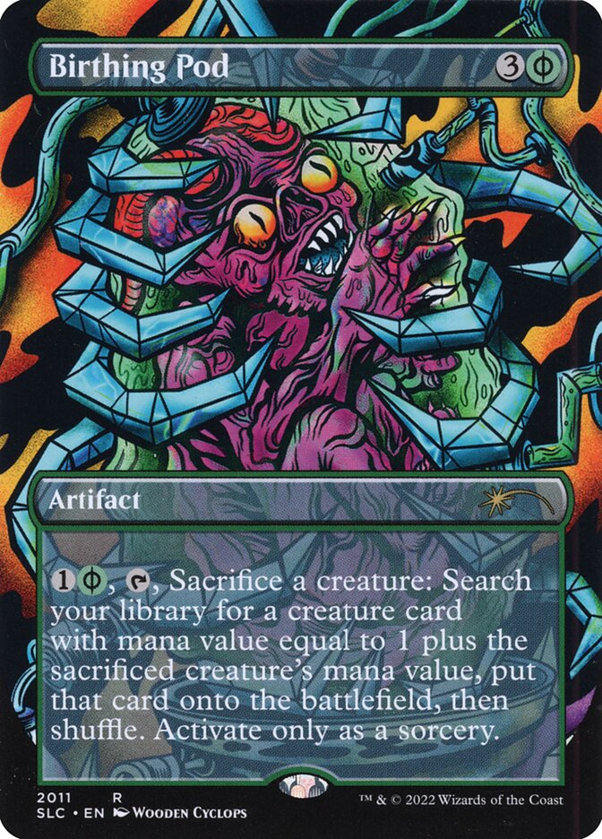 Birthing Pod SLC-2011 Secret Lair 30th Anniversary Countdown Kit Magic card