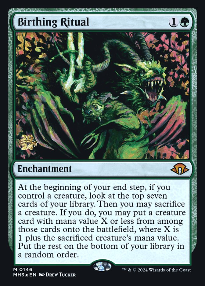 Birthing Ritual PMH3-146S Modern Horizons 3 Promos Magic card