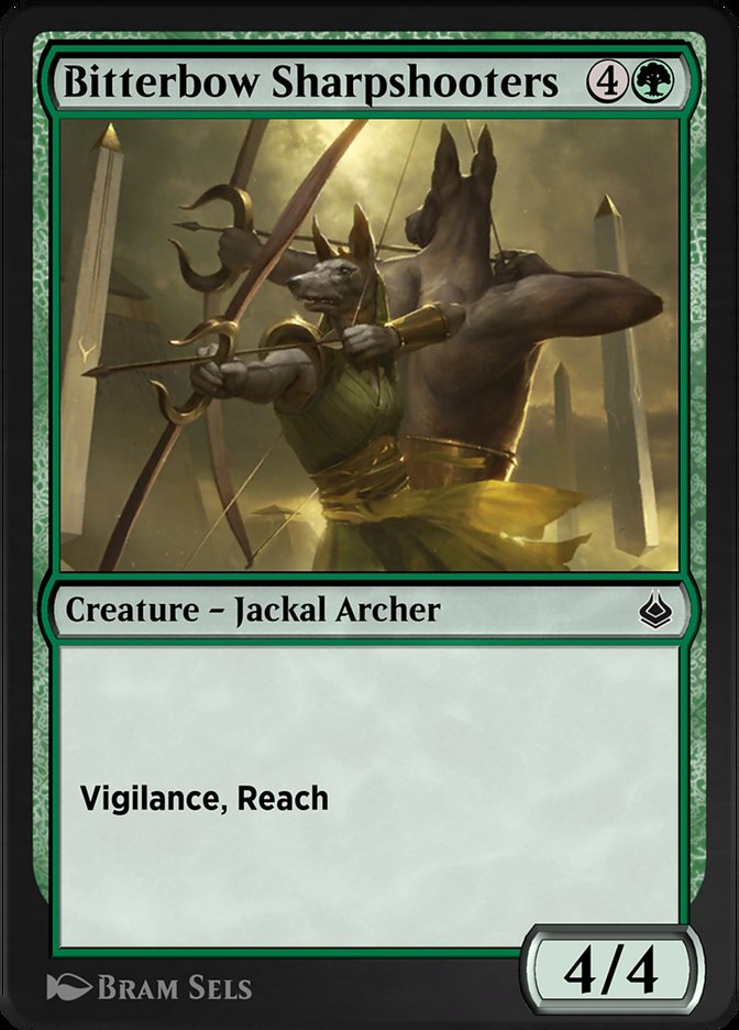 Bitterbow Sharpshooters AKR-183 Amonkhet Remastered Magic card