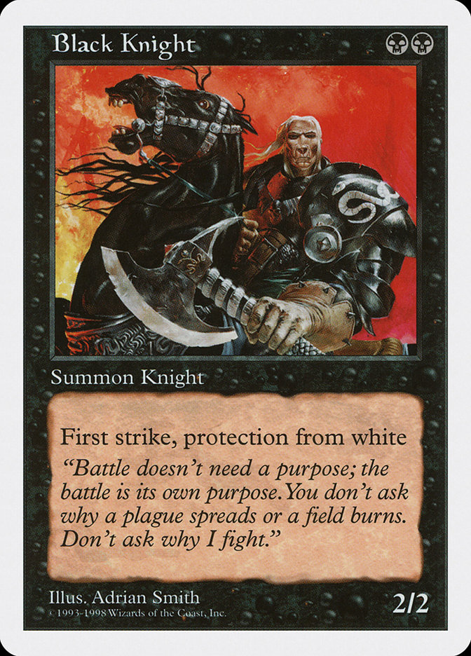 Black Knight ATH-20 Anthologies Magic card