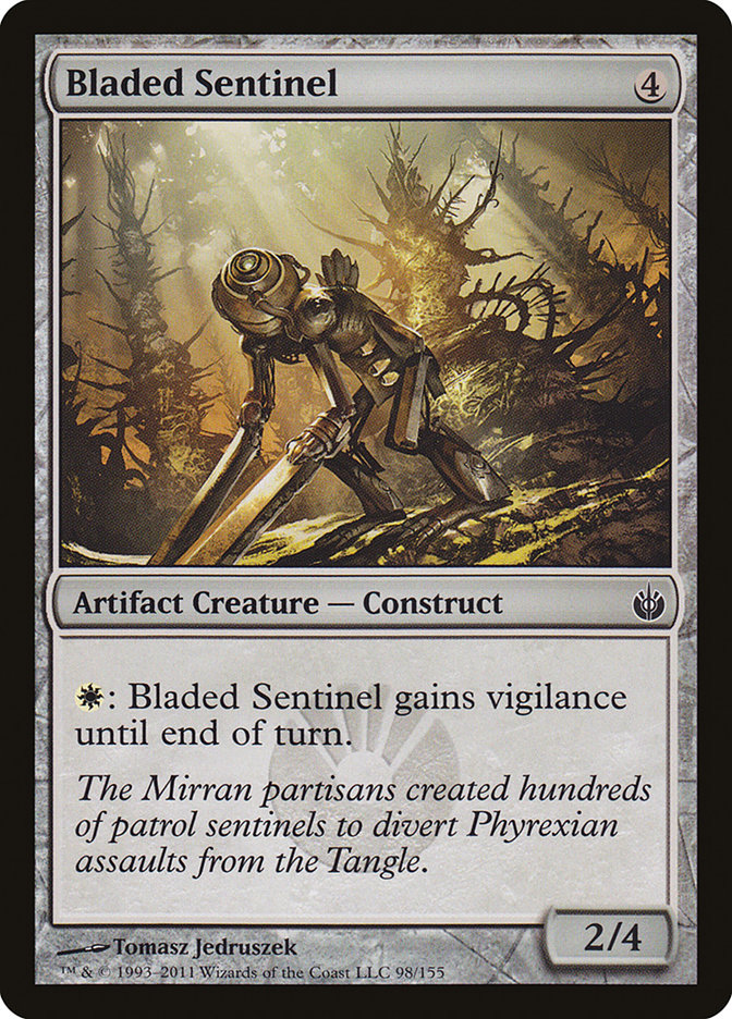 Bladed Sentinel MBS-98 Mirrodin Besieged Magic card