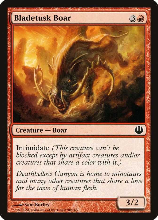 Bladetusk Boar JOU-90 Journey into Nyx Magic card
