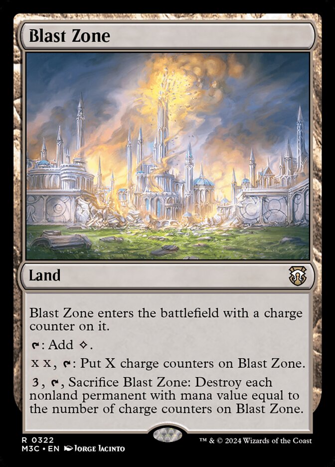 Blast Zone M3C-322 Modern Horizons 3 Commander Magic card