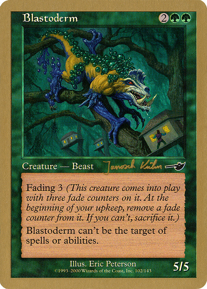 Blastoderm WC00-JK102 World Championship Decks 2000 Magic card