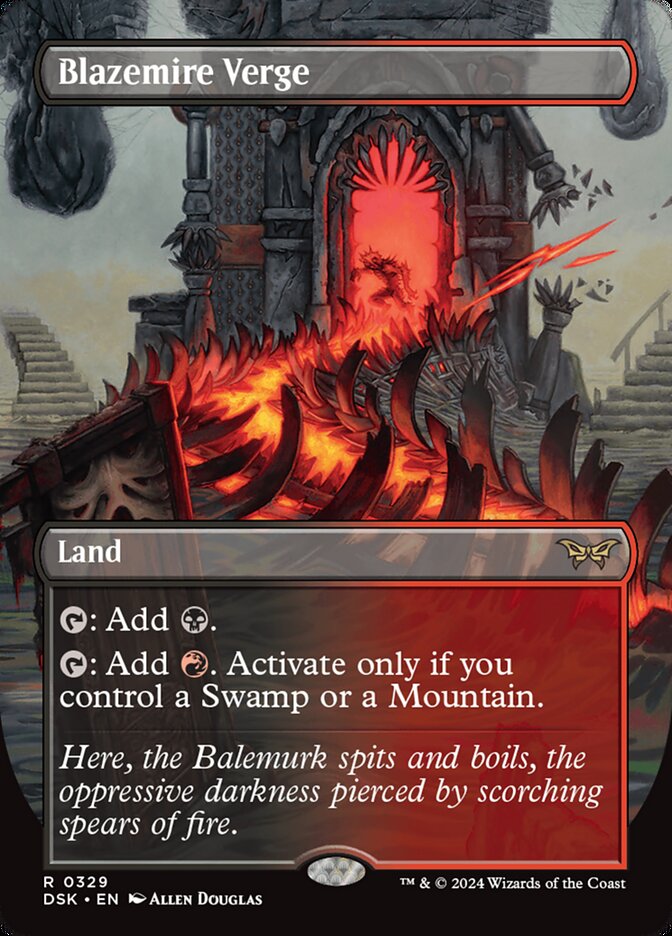 Blazemire Verge DSK-329 Duskmourn: House of Horror Magic card
