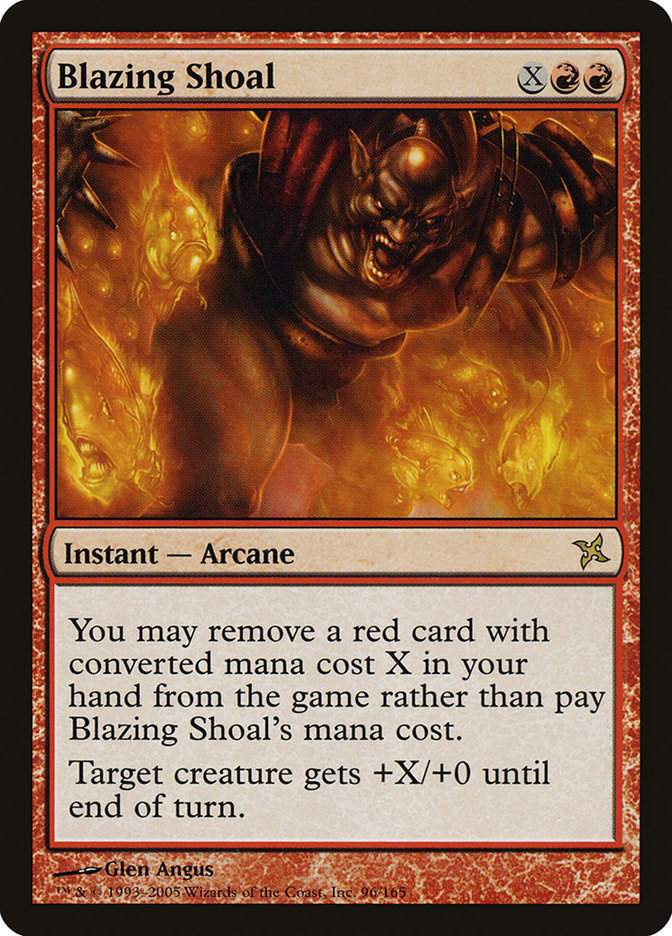 Blazing Shoal BOK-96 Betrayers of Kamigawa Magic card