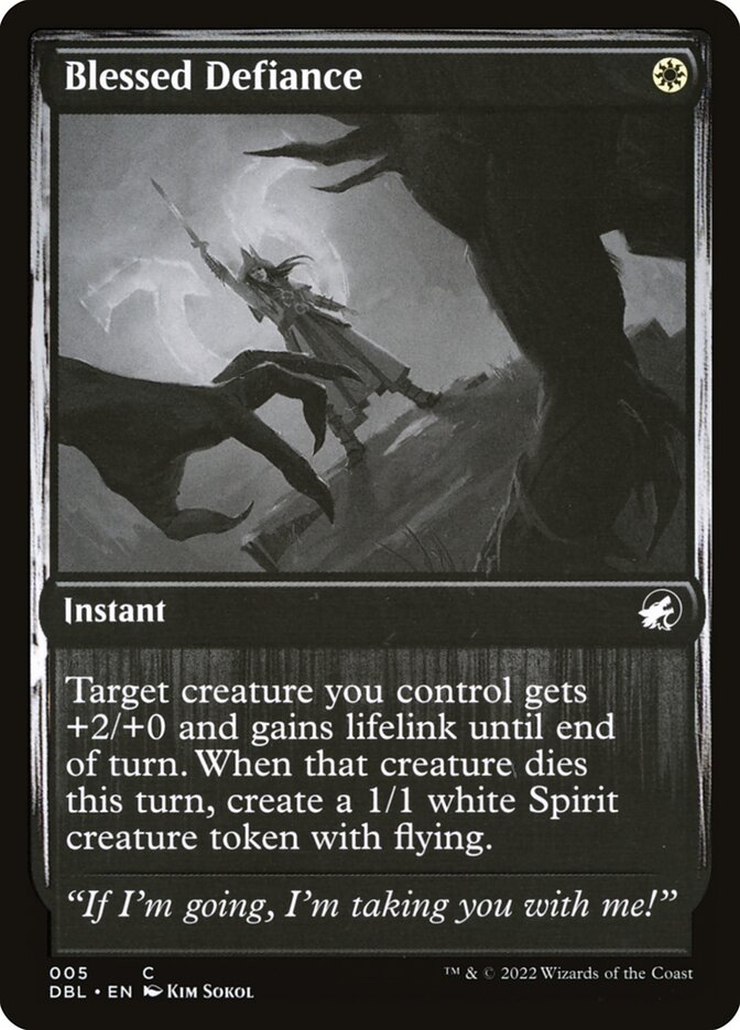 Blessed Defiance DBL-5 Innistrad: Double Feature Magic card