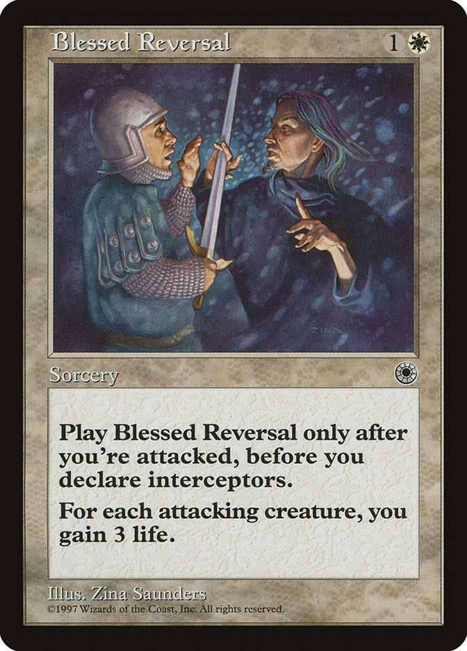 Blessed Reversal POR-7 Portal Magic card