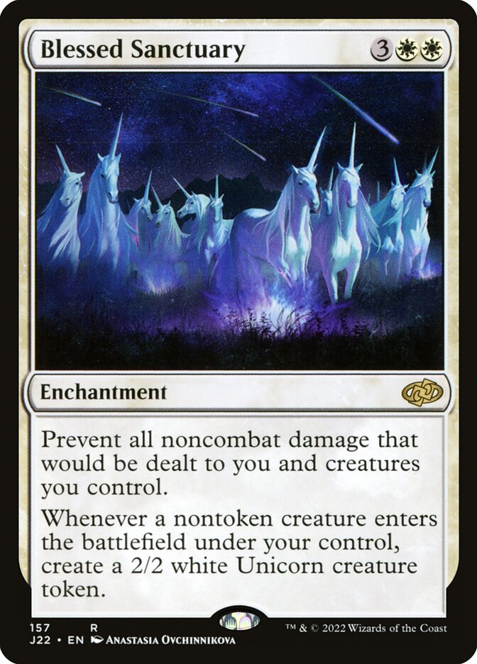 Blessed Sanctuary J22-157 Jumpstart 2022 Magic card