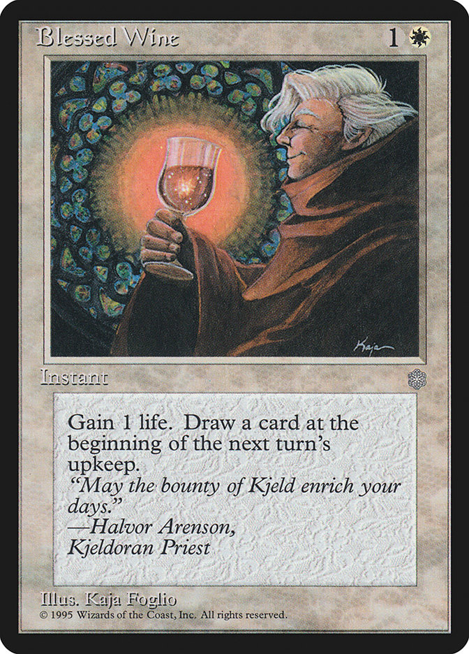Blessed Wine ICE-7 Ice Age Magic card