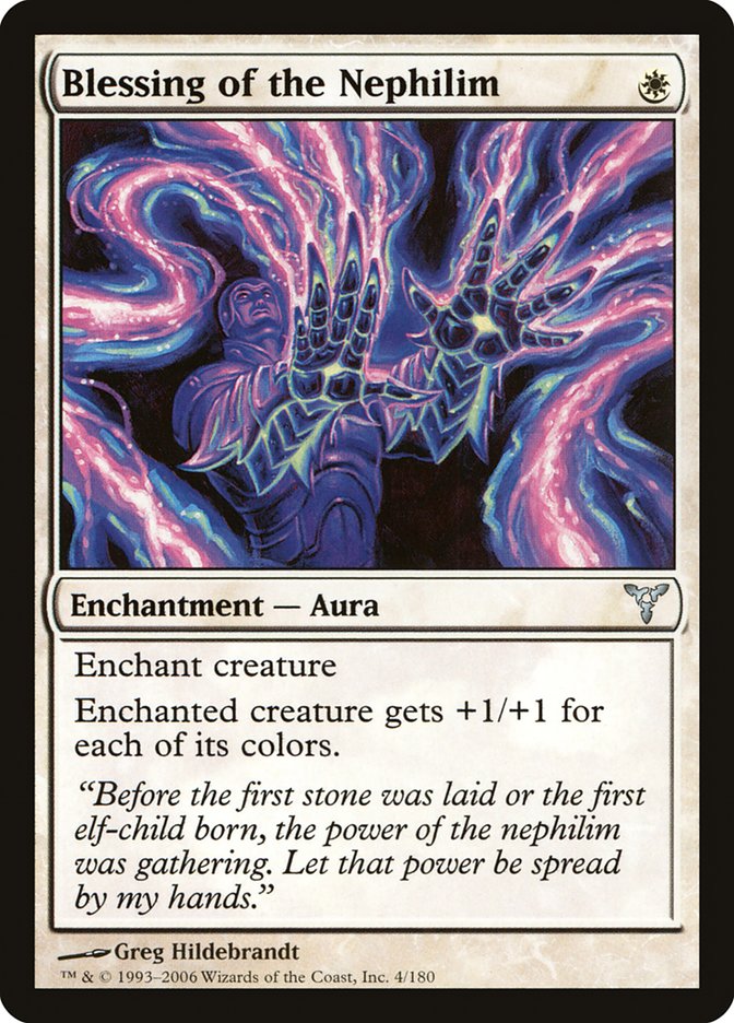 Blessing of the Nephilim DIS-4 Dissension Magic card