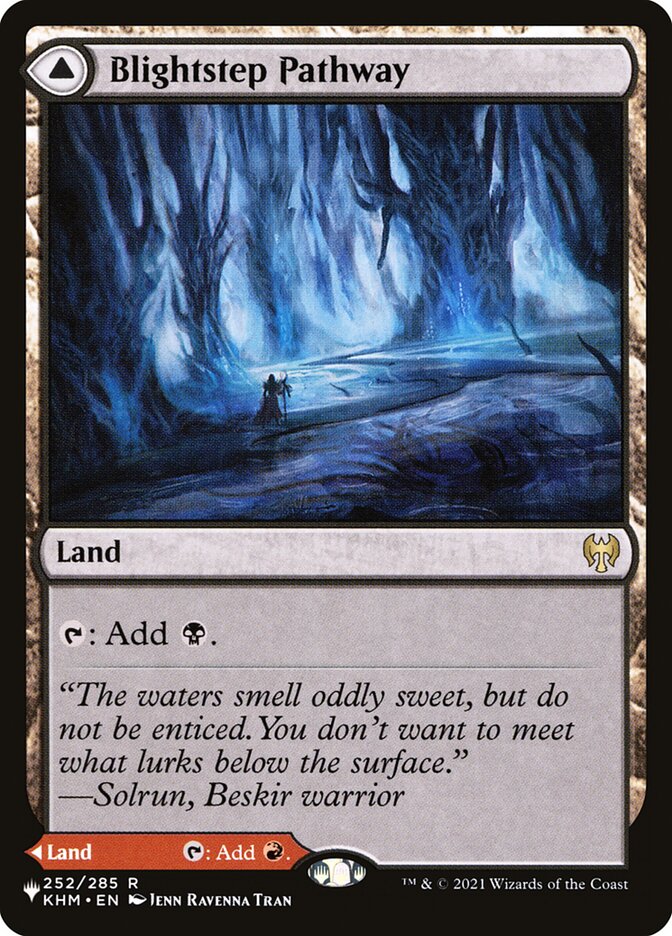 Blightstep Pathway // Searstep Pathway PLST-KHM-252 The List Magic card