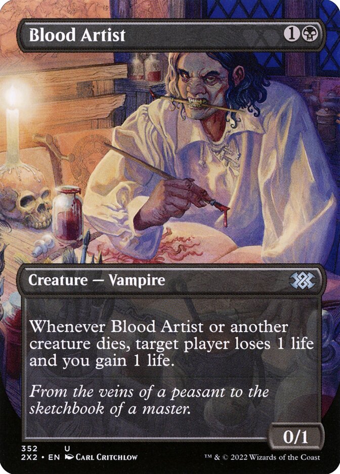 Blood Artist 2X2-352 Double Masters 2022 Magic card