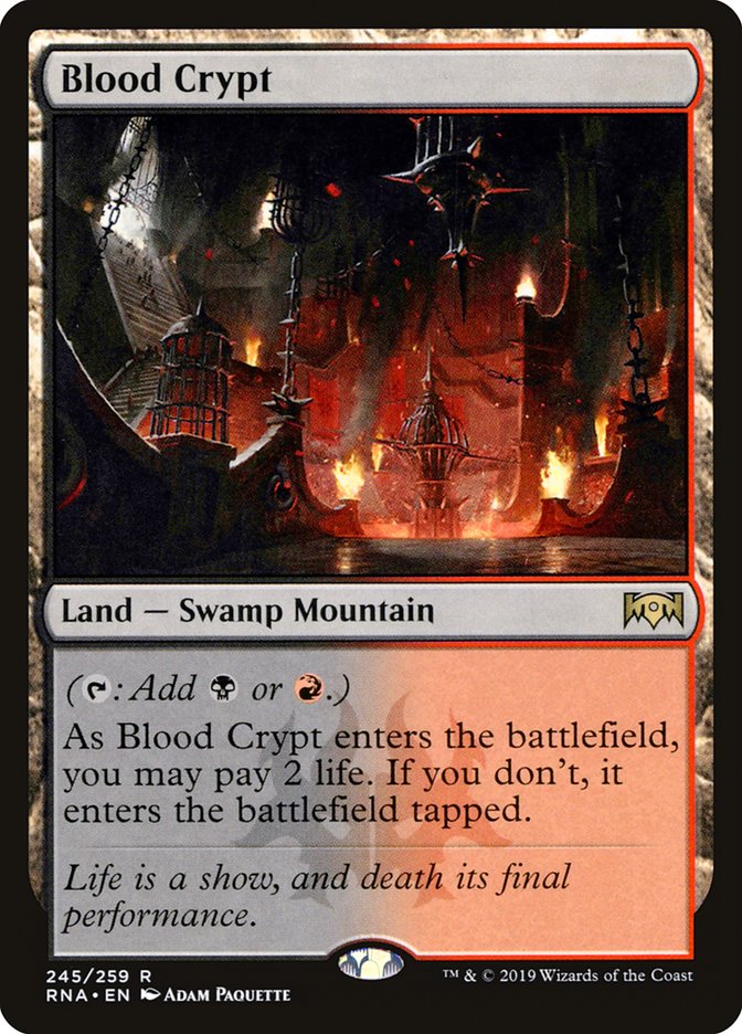 Blood Crypt RNA-245 Ravnica Allegiance Magic card