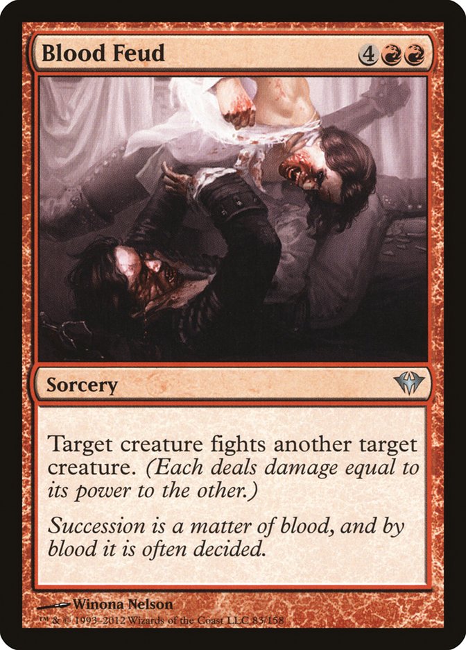 Blood Feud DKA-83 Dark Ascension Magic card