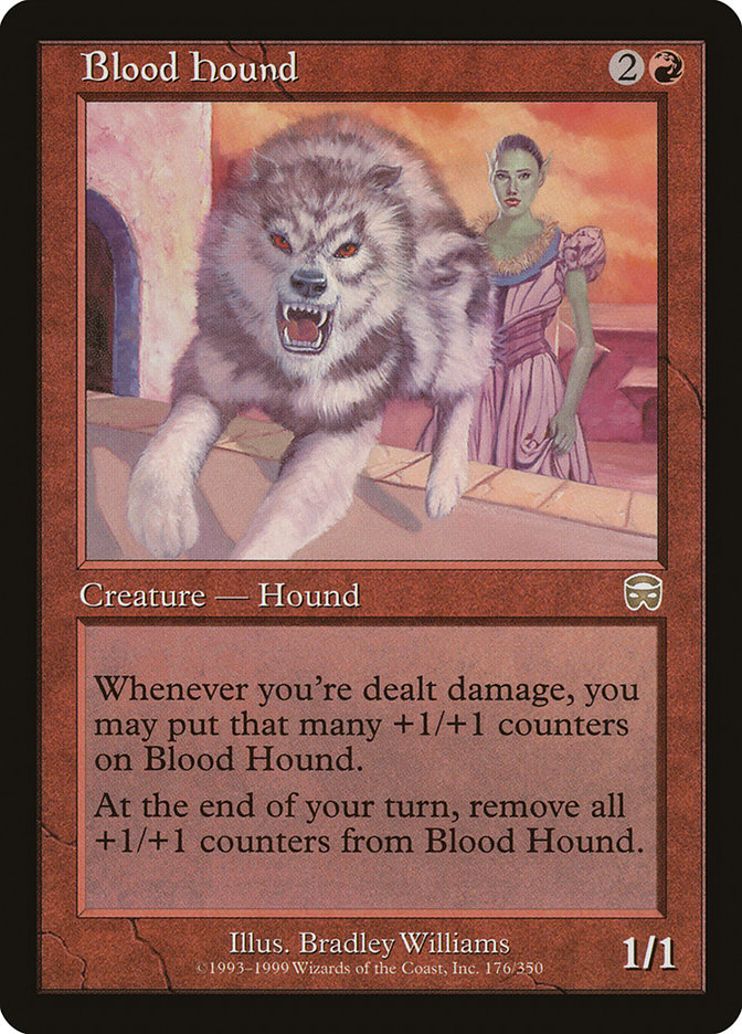 Blood Hound MMQ-176 Mercadian Masques Magic card