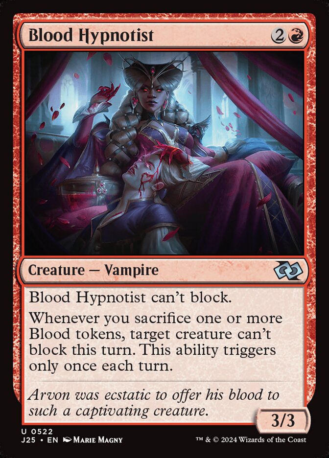 Blood Hypnotist J25-522 Foundations Jumpstart Magic card