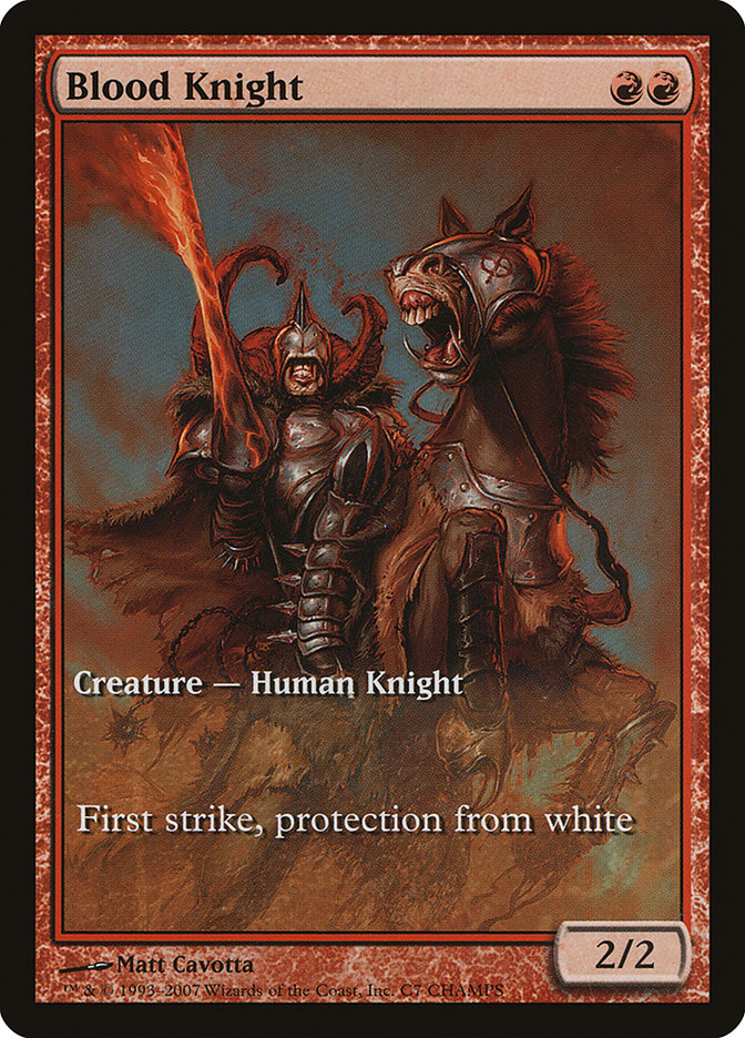 Blood Knight PCMP-7 Champs and States Magic card