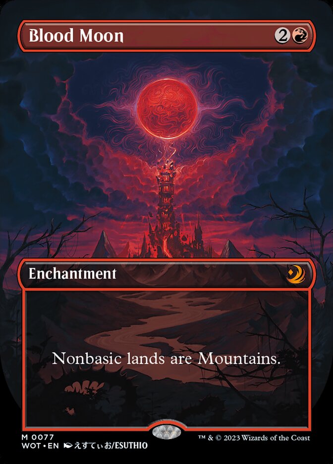 Blood Moon WOT-77 Wilds of Eldraine: Enchanting Tales Magic card