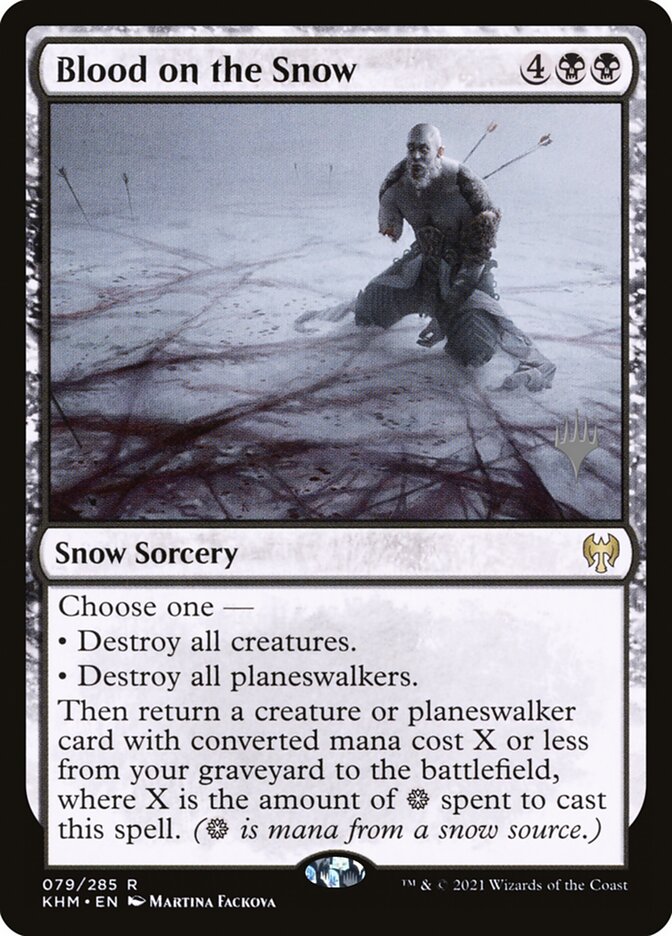 Blood on the Snow PKHM-79P Kaldheim Promos Magic card