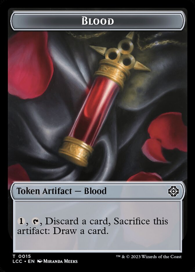 Blood TLCC-15 The Lost Caverns of Ixalan Commander Tokens Magic card