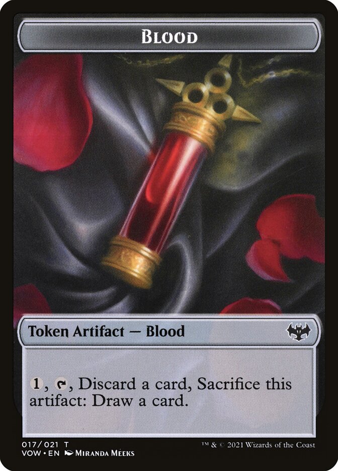 Blood TVOW-17 Innistrad: Crimson Vow Tokens Magic card