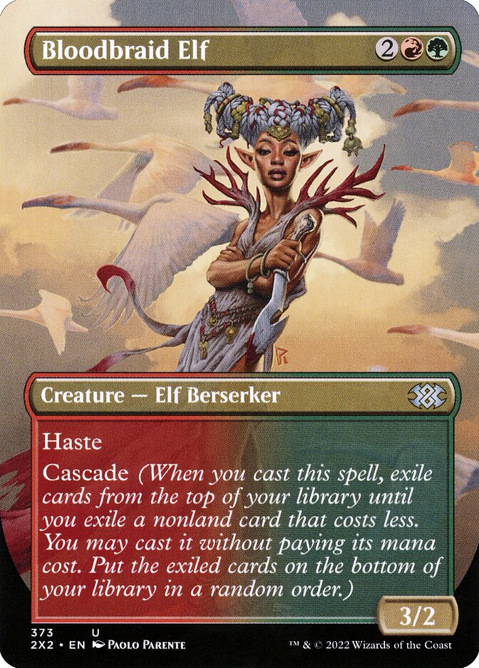 Bloodbraid Elf 2X2-373 Double Masters 2022 Magic card