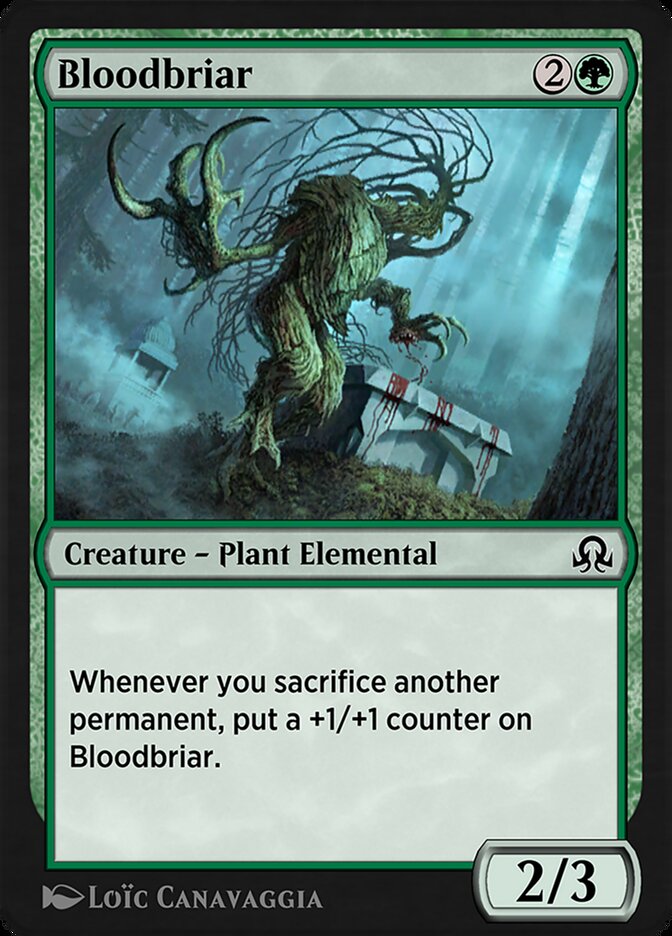 Bloodbriar SIR-186 Shadows over Innistrad Remastered Magic card