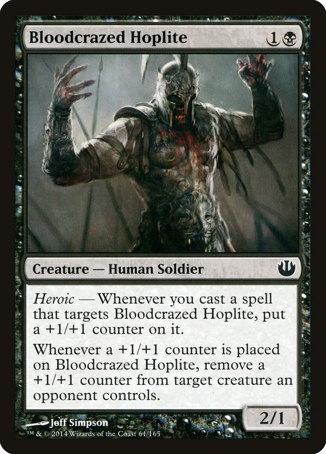 Bloodcrazed Hoplite JOU-61 Journey into Nyx Magic card