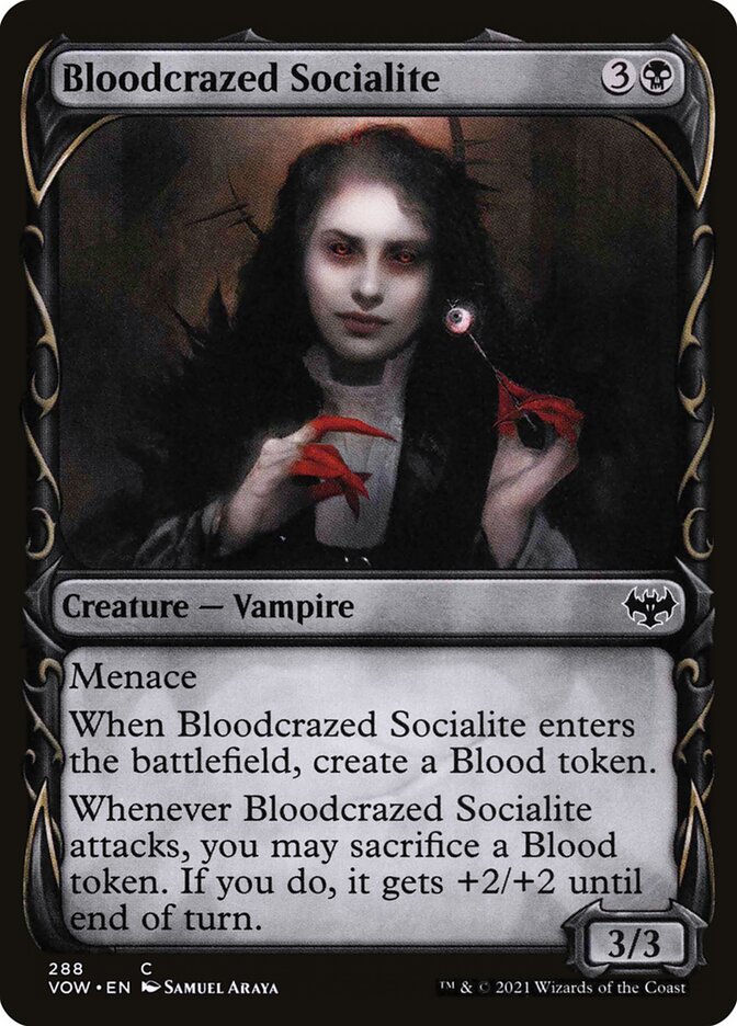 Bloodcrazed Socialite VOW-288 Innistrad: Crimson Vow Magic card