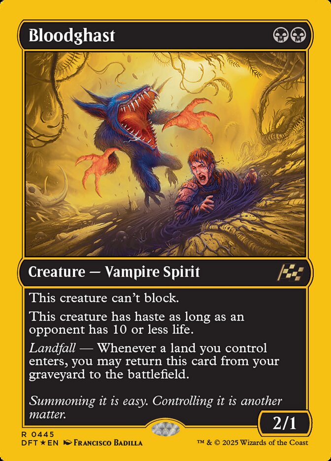 Bloodghast DFT-445 Aetherdrift Magic card