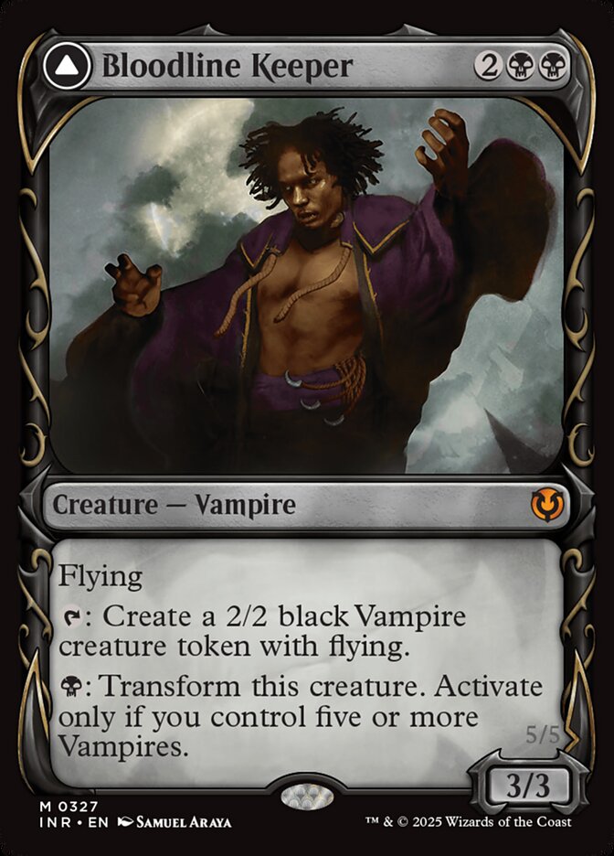 Bloodline Keeper // Lord of Lineage INR-327 Innistrad Remastered Magic card