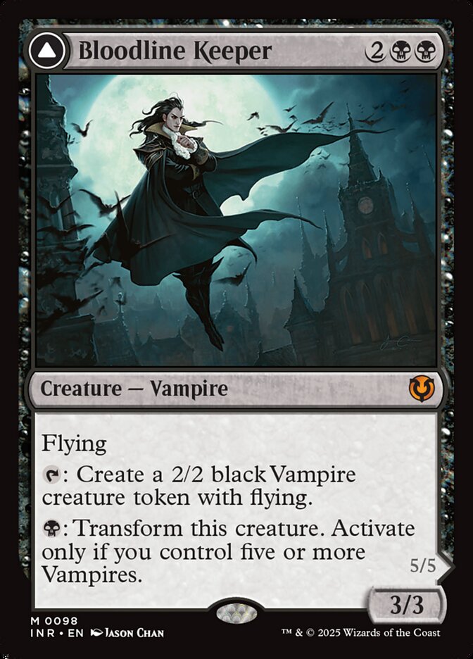 Bloodline Keeper // Lord of Lineage INR-98 Innistrad Remastered Magic card