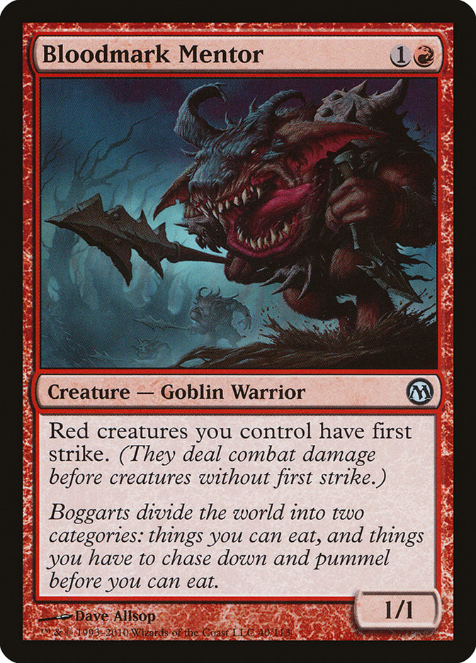 Bloodmark Mentor DPA-40 Duels of the Planeswalkers Magic card