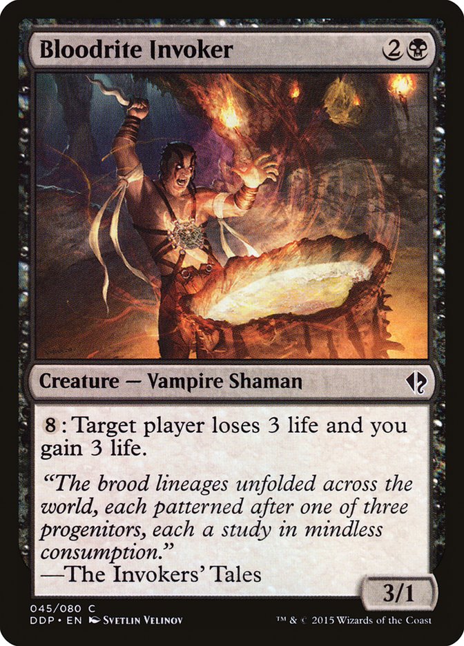 Bloodrite Invoker DDP-45 Duel Decks: Zendikar vs. Eldrazi Magic card
