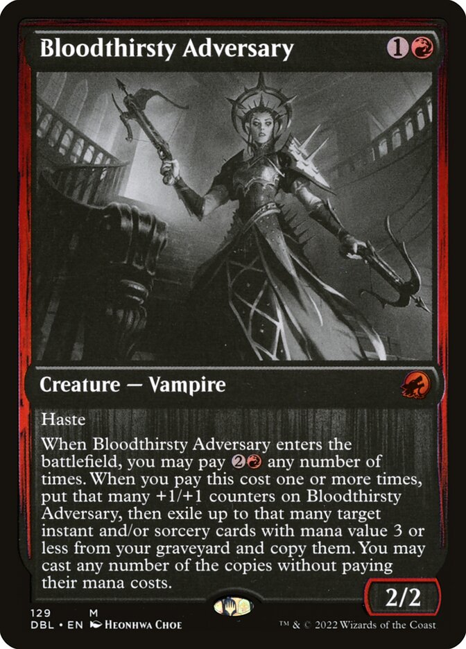 Bloodthirsty Adversary DBL-129 Innistrad: Double Feature Magic card