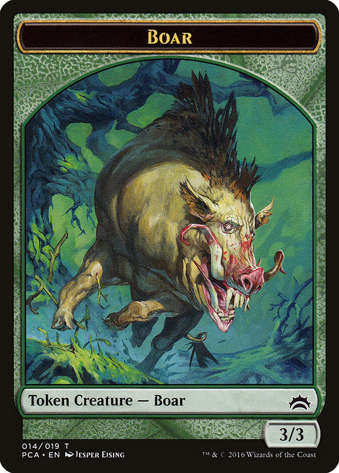 Boar TPCA-14 Planechase Anthology Tokens Magic card