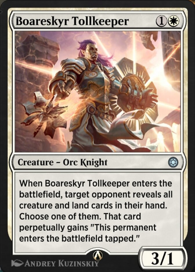 Boareskyr Tollkeeper HBG-20 Alchemy Horizons: Baldur's Gate Magic card