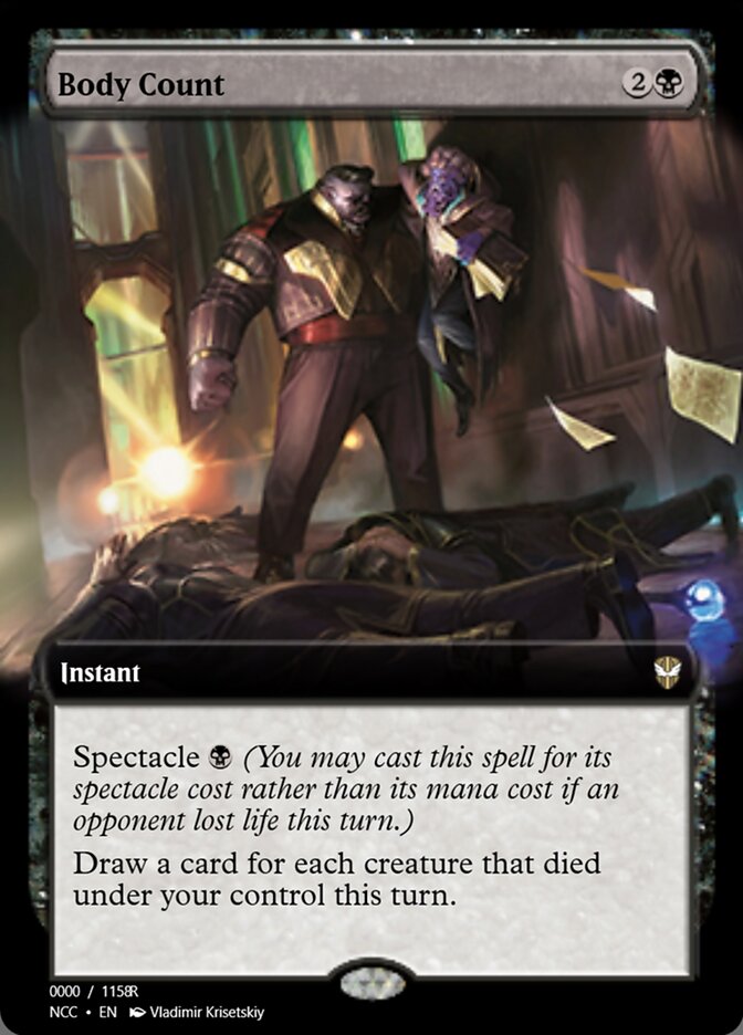 Body Count PRM-99893 Magic Online Promos Magic card
