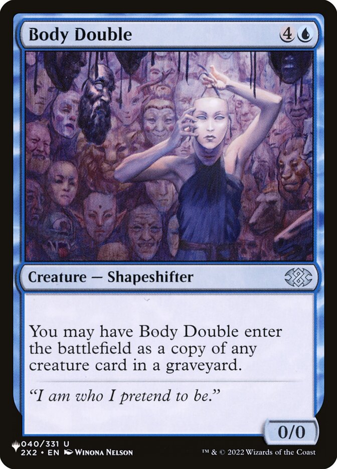 Body Double PLST-2X2-40 The List Magic card