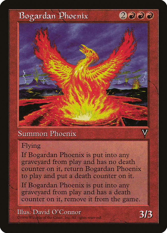 Bogardan Phoenix VIS-76 Visions Magic card