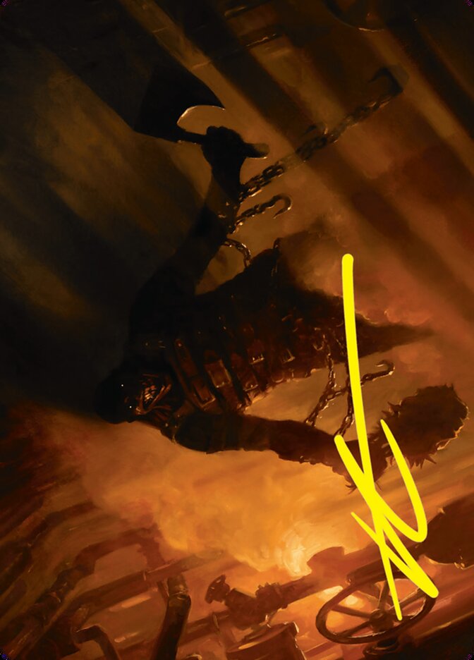 Boilerbilges Ripper // Boilerbilges Ripper ADSK-12 Duskmourn: House of Horror Art Series Magic card