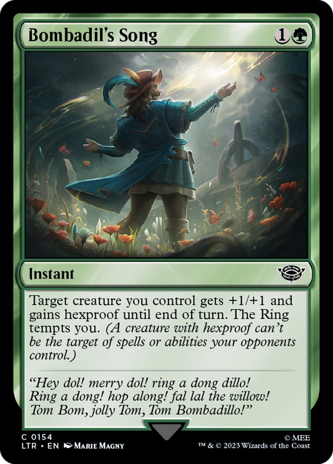 Bombadil's Song LTR-154 The Lord of the Rings: Tales of Middle-earth Magic card
