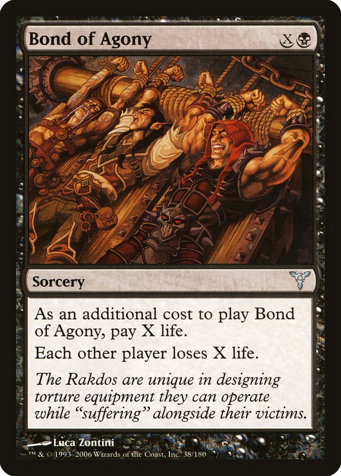 Bond of Agony DIS-38 Dissension Magic card