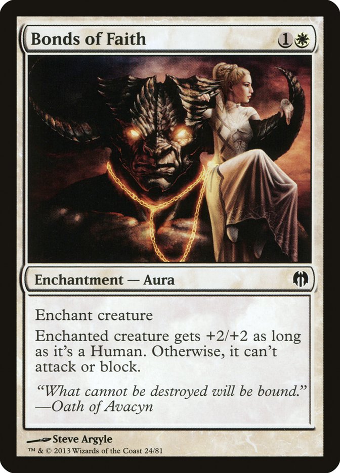 Bonds of Faith DDL-24 Duel Decks: Heroes vs. Monsters Magic card