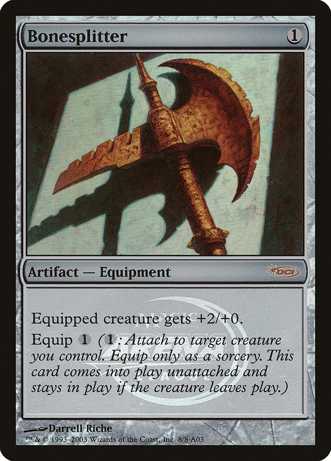 Bonesplitter PAL03-8 Arena League 2003 Magic card