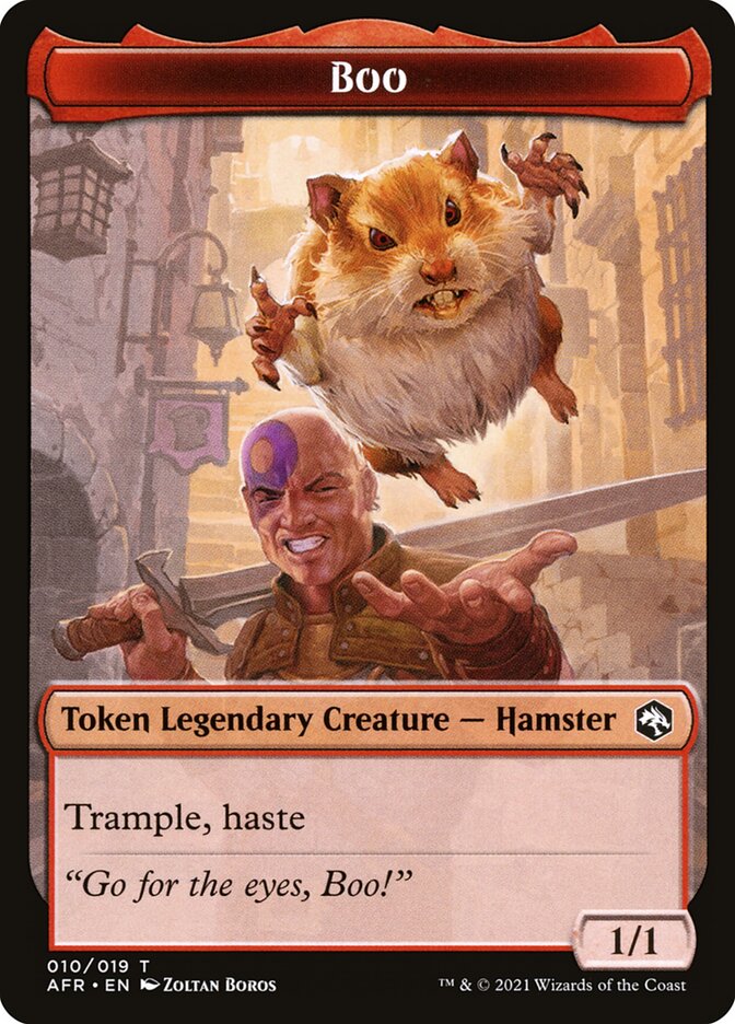 Boo TAFR-10 Adventures in the Forgotten Realms Tokens Magic card