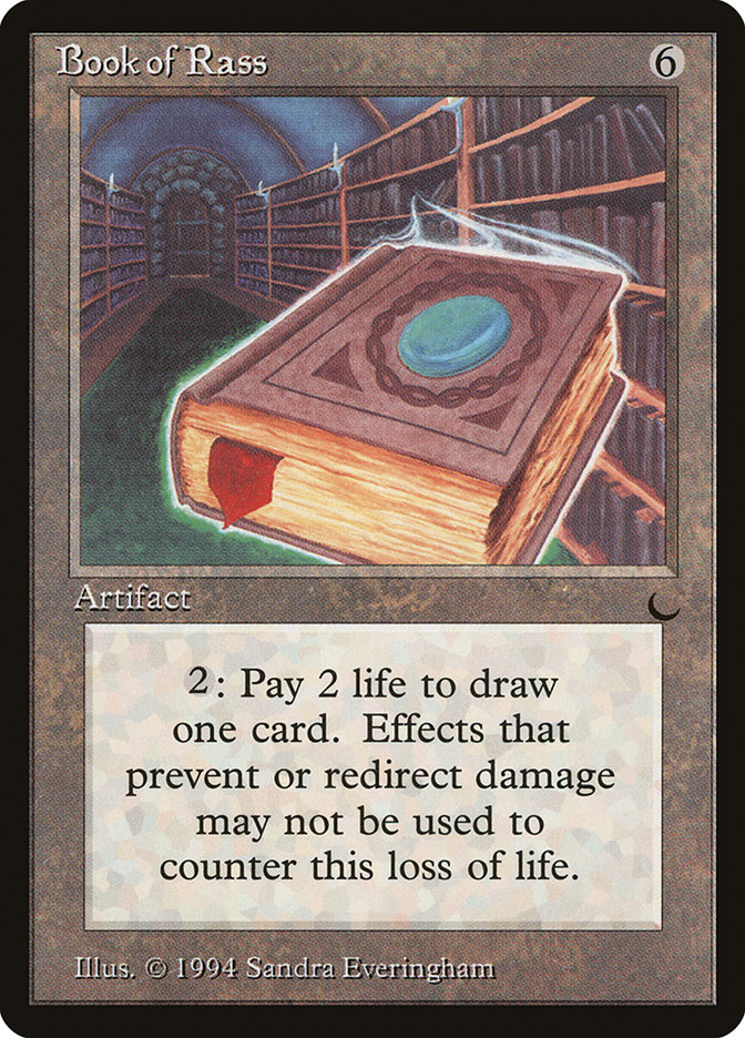 Book of Rass DRK-98 The Dark Magic card