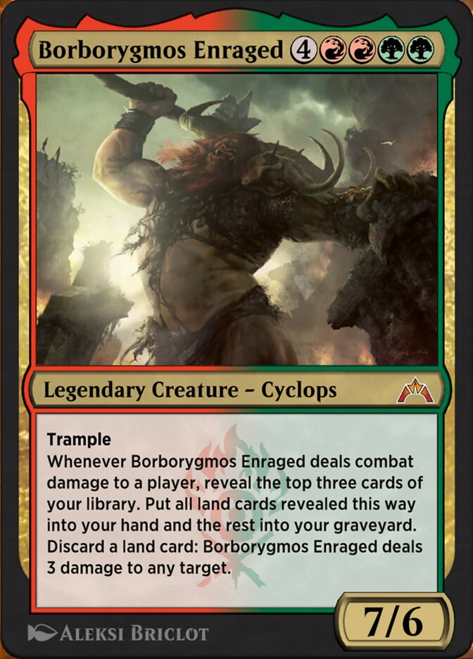 Borborygmos Enraged PA1-8 Pioneer Anthology 1 Magic card