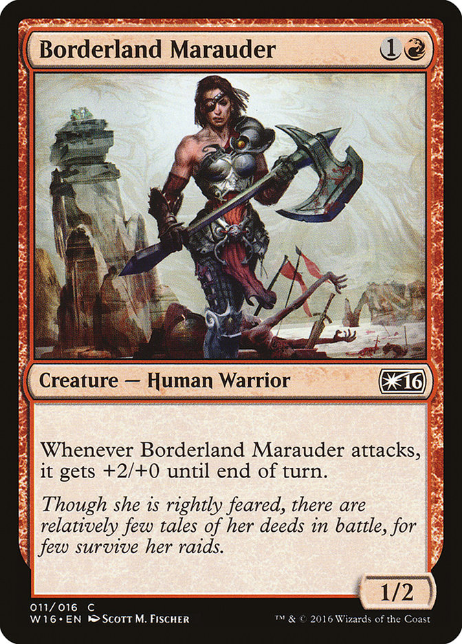 Borderland Marauder W16-11 Welcome Deck 2016 Magic card